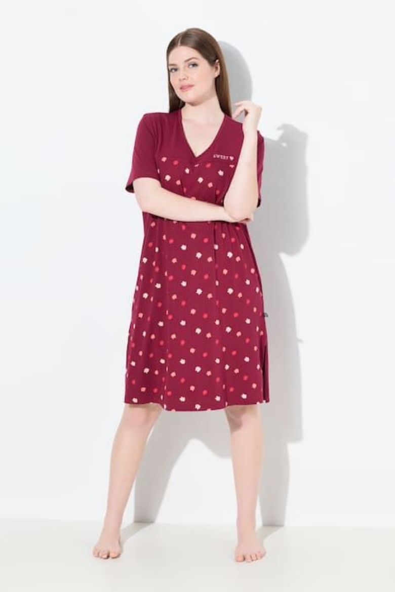 Moda za polnejše Spavaćica kratjh rukava plus velikost, xxl, Ulla Popken in Johann Popken (JP1880)