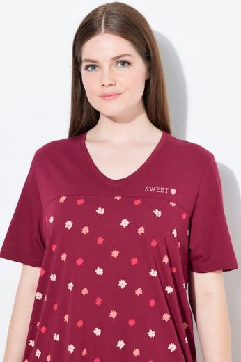 Moda za polnejše Spavaćica kratjh rukava plus velikost, xxl, Ulla Popken in Johann Popken (JP1880)