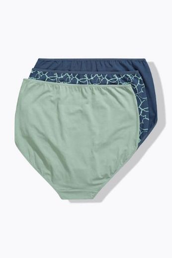 Moda za polnejše Gaćice Maxi 3 komada plus velikost, xxl, Ulla Popken in Johann Popken (JP1880)