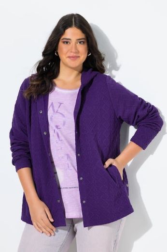 Moda za polnejše Jakna lagana s kapuljačom plus velikost, xxl, Ulla Popken in Johann Popken (JP1880)