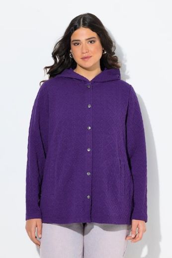 Moda za polnejše Jakna lagana s kapuljačom plus velikost, xxl, Ulla Popken in Johann Popken (JP1880)