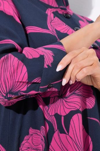 Moda za polnejše Tunika s 3/4 rukavima cvjetnog printa plus velikost, xxl, Ulla Popken in Johann Popken (JP1880)