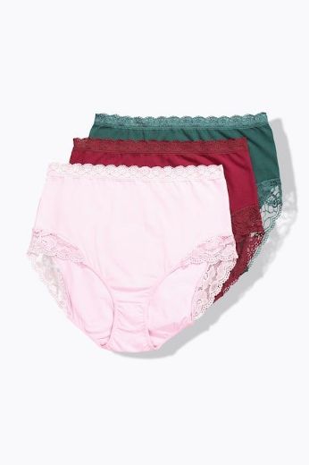 Moda za polnejše Gaćice maxi 3 komada plus velikost, xxl, Ulla Popken in Johann Popken (JP1880)