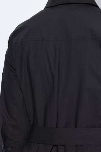 Moda za polnejše Haljina 3/4 rukava na kopčanje s pojasom za vezanje plus velikost, xxl, Ulla Popken in Johann Popken (JP1880)