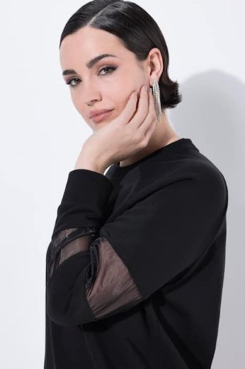 Moda za polnejše Majica dugih rukava okruglog ovratnika plus velikost, xxl, Ulla Popken in Johann Popken (JP1880)