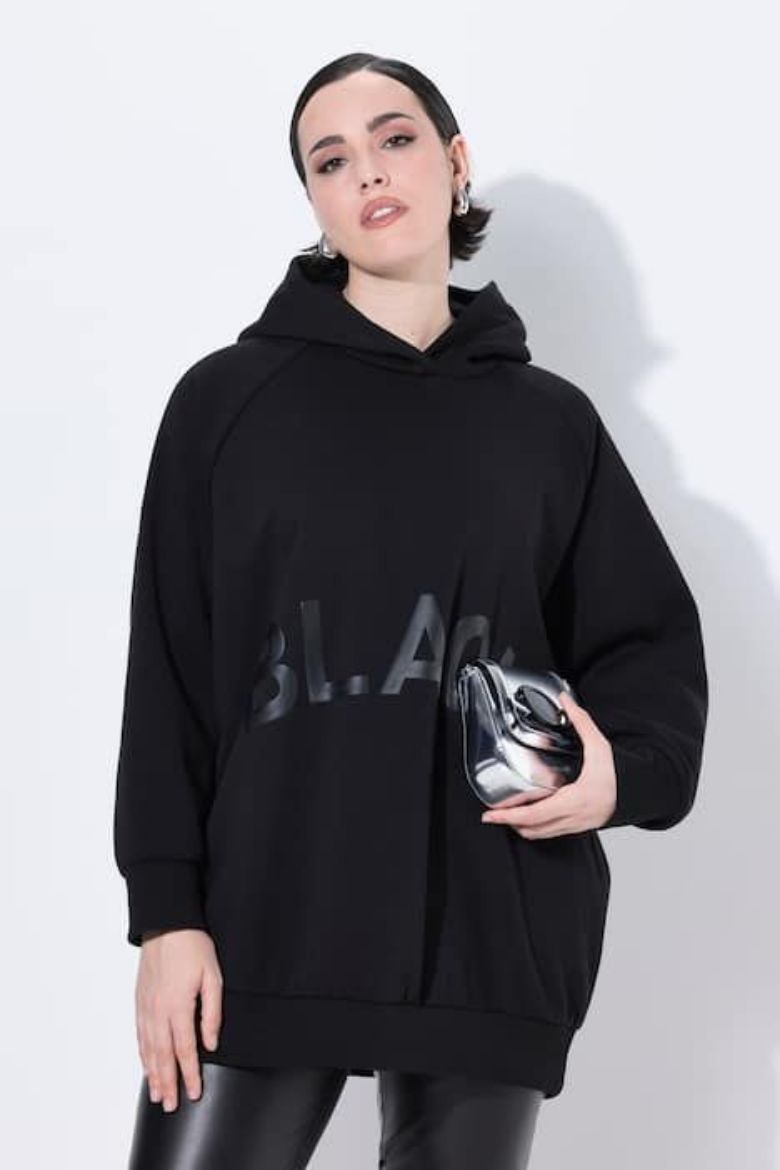 Moda za polnejše Majica dugih rukava s kapuljačom šireg kroja plus velikost, xxl, Ulla Popken in Johann Popken (JP1880)