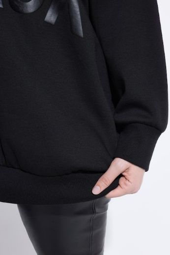 Moda za polnejše Majica dugih rukava s kapuljačom šireg kroja plus velikost, xxl, Ulla Popken in Johann Popken (JP1880)