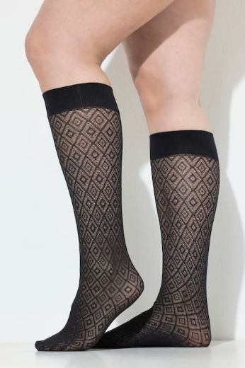 Moda za polnejše Čarape dokoljenke plus velikost, xxl, Ulla Popken in Johann Popken (JP1880)