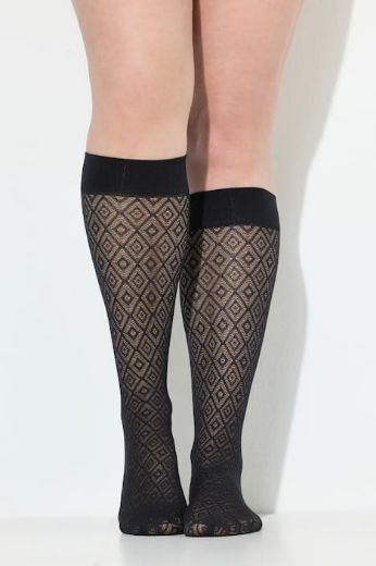 Moda za polnejše Čarape dokoljenke plus velikost, xxl, Ulla Popken in Johann Popken (JP1880)