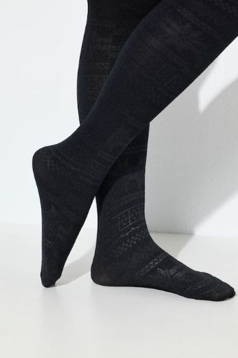Moda za polnejše Najlonke termo plus velikost, xxl, Ulla Popken in Johann Popken (JP1880)