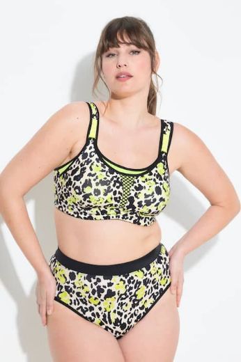 Moda za polnejše Grudnjak sportski s leopard uzorkom plus velikost, xxl, Ulla Popken in Johann Popken (JP1880)