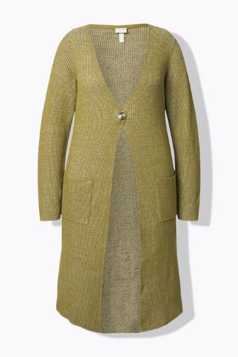 Moda za polnejše Kardigan dugih rukava dužeg kroja plus velikost, xxl, Ulla Popken in Johann Popken (JP1880)