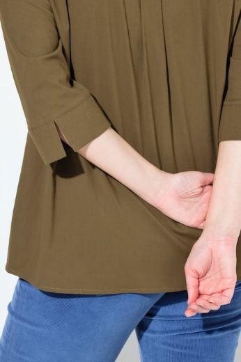 Moda za polnejše Košulja 3/4 rukava plus velikost, xxl, Ulla Popken in Johann Popken (JP1880)