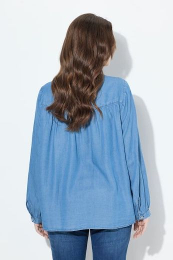 Moda za polnejše Bluza dugih rukava A kroja plus velikost, xxl, Ulla Popken in Johann Popken (JP1880)