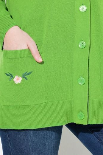 Moda za polnejše Kardigan na kopčanje plus velikost, xxl, Ulla Popken in Johann Popken (JP1880)