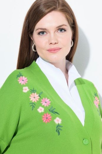 Moda za polnejše Kardigan na kopčanje plus velikost, xxl, Ulla Popken in Johann Popken (JP1880)