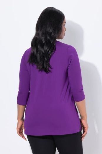 Moda za polnejše Majica 3/4 rukava A kroja plus velikost, xxl, Ulla Popken in Johann Popken (JP1880)