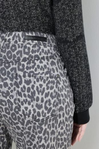 Moda za polnejše Traperice s leopard uzorkom plus velikost, xxl, Ulla Popken in Johann Popken (JP1880)