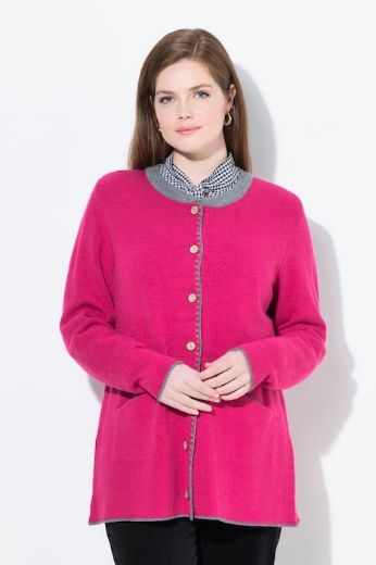 Moda za polnejše Kardigan na kopčanja plus velikost, xxl, Ulla Popken in Johann Popken (JP1880)