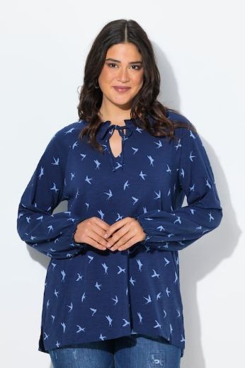 Moda za polnejše Majica dugih rukava A kroja plus velikost, xxl, Ulla Popken in Johann Popken (JP1880)