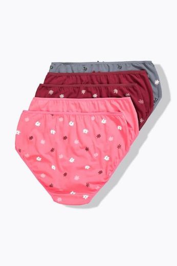 Moda za polnejše Gaćice midi  5 komada plus velikost, xxl, Ulla Popken in Johann Popken (JP1880)