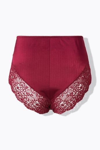 Moda za polnejše Gaćice od satena srednje visokog kroja plus velikost, xxl, Ulla Popken in Johann Popken (JP1880)