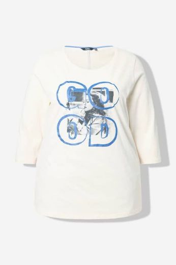 Moda za polnejše Majica 3/4 rukava okruglog ovratnika plus velikost, xxl, Ulla Popken in Johann Popken (JP1880)
