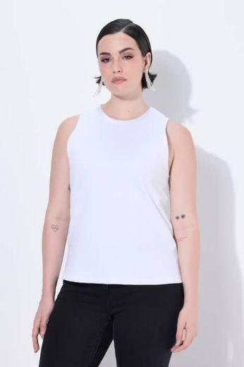 Moda za polnejše Majica bez rukava uskog kroja plus velikost, xxl, Ulla Popken in Johann Popken (JP1880)