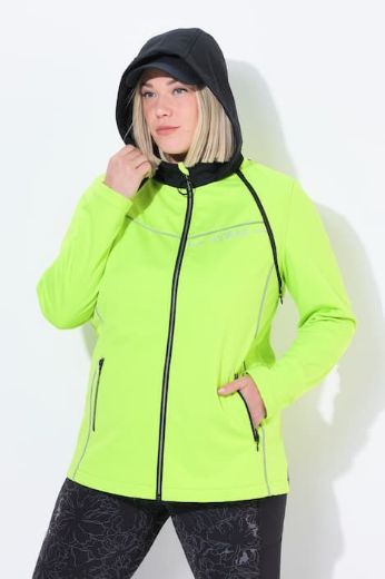 Moda za polnejše Jakna funkcionalna s kapuljačom plus velikost, xxl, Ulla Popken in Johann Popken (JP1880)