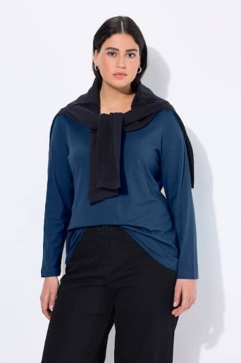 Moda za polnejše Majica dugi rukavi okrugli izrez plus velikost, xxl, Ulla Popken in Johann Popken (JP1880)