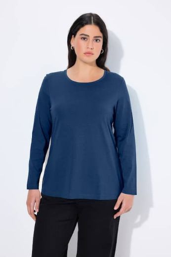 Moda za polnejše Majica dugi rukavi okrugli izrez plus velikost, xxl, Ulla Popken in Johann Popken (JP1880)