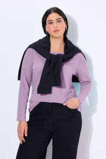 Moda za polnejše Majica dugi rukavi okrugli izrez plus velikost, xxl, Ulla Popken in Johann Popken (JP1880)