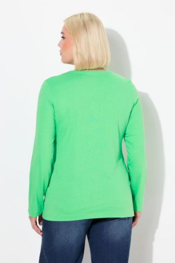 Moda za polnejše Majica dugi rukavi okrugli izrez plus velikost, xxl, Ulla Popken in Johann Popken (JP1880)