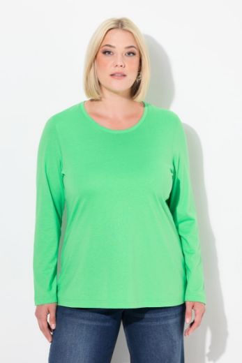 Moda za polnejše Majica dugi rukavi okrugli izrez plus velikost, xxl, Ulla Popken in Johann Popken (JP1880)