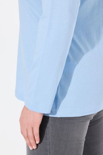 Moda za polnejše Majica dugi rukavi okrugli izrez plus velikost, xxl, Ulla Popken in Johann Popken (JP1880)
