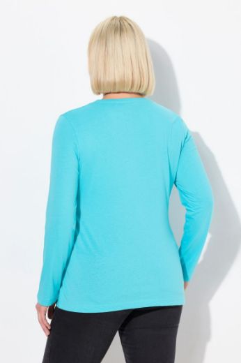 Moda za polnejše Majica dugi rukavi okrugli izrez plus velikost, xxl, Ulla Popken in Johann Popken (JP1880)