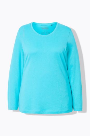 Moda za polnejše Majica dugi rukavi okrugli izrez plus velikost, xxl, Ulla Popken in Johann Popken (JP1880)