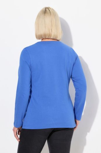 Moda za polnejše Majica dugi rukavi okrugli izrez plus velikost, xxl, Ulla Popken in Johann Popken (JP1880)