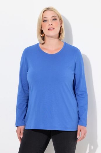 Moda za polnejše Majica dugi rukavi okrugli izrez plus velikost, xxl, Ulla Popken in Johann Popken (JP1880)