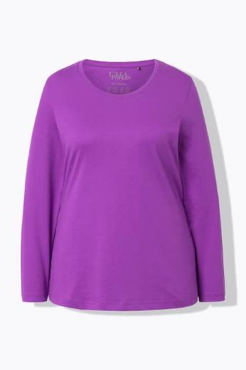 Moda za polnejše Majica dugi rukavi okrugli izrez plus velikost, xxl, Ulla Popken in Johann Popken (JP1880)