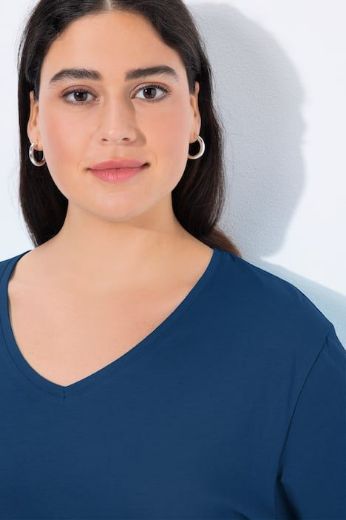 Moda za polnejše Majica Basic dugi rukavi plus velikost, xxl, Ulla Popken in Johann Popken (JP1880)