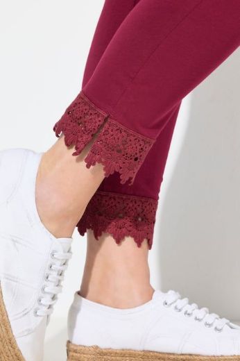 Moda za polnejše Tajice s čipkom plus velikost, xxl, Ulla Popken in Johann Popken (JP1880)