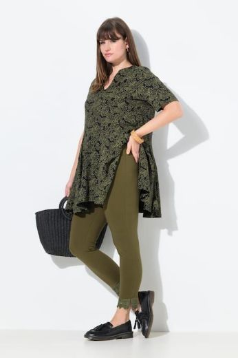 Moda za polnejše Tajice s čipkom plus velikost, xxl, Ulla Popken in Johann Popken (JP1880)