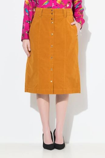 Moda za polnejše Suknja na kopčanje A kroja plus velikost, xxl, Ulla Popken in Johann Popken (JP1880)