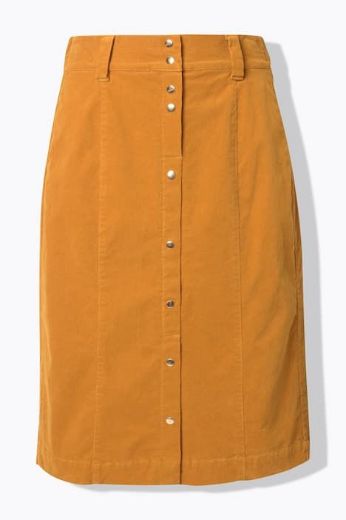 Moda za polnejše Suknja na kopčanje A kroja plus velikost, xxl, Ulla Popken in Johann Popken (JP1880)