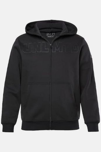 Moda za polnejše Majica dugih rukava s kapuljačom i patentnim zatvaračem plus velikost, xxl, Ulla Popken in Johann Popken (JP1880)