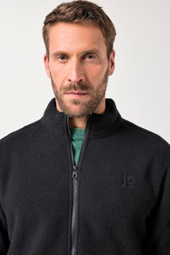 Moda za polnejše Majica dugih rukava od flisa s patentnim zatvaračem plus velikost, xxl, Ulla Popken in Johann Popken (JP1880)