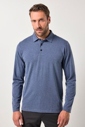 Moda za polnejše Majica Polo dugih rukava plus velikost, xxl, Ulla Popken in Johann Popken (JP1880)