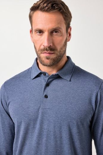 Moda za polnejše Majica Polo dugih rukava plus velikost, xxl, Ulla Popken in Johann Popken (JP1880)