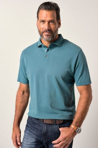 Moda za polnejše Majica Polo kratkih rukava plus velikost, xxl, Ulla Popken in Johann Popken (JP1880)